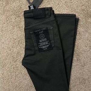 Vintage Gene’s Black Slim Fit Jeans - Black/Dark Gray Men’s 30x32
